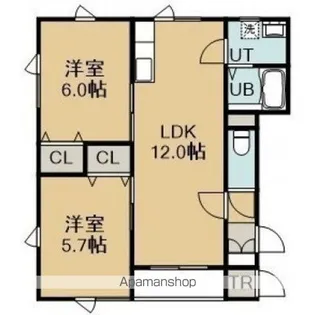 アルフィーネ柳町【3階】の間取り